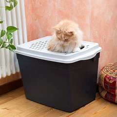 Закритий туалет для кішок з верхнім входом Ferplast Jumpy