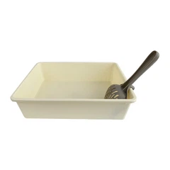 Туалет для кішок з лопаткою Taotaopets 263303-2 38х28х9 см Yellow (14383-92815)