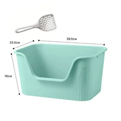 Туалет для котів Taotaopets 262207 39.5 x 25.5 x 16 см М'ятний (13609-92960)