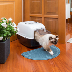 Килимок під котячий туалет Ferplast Cat Door Mat бірюзовий 58.8х36.3х0.5 см 71904099