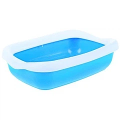 Savic ОВАЛ ТРЕЙ+РИМ (Oval Tray+Rim) туалет для котів з бортом, овал, 56x43x14 см
