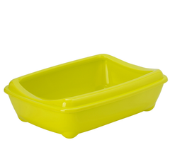 Туалет для котів Moderna Arist-O-Tray Large з бортиком жовтий 50х38х14 см C192329