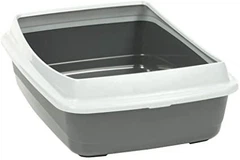 Лоток для кішок Ferplast Nip Plus 20 55x40x17.5 см Сірий (72041299)