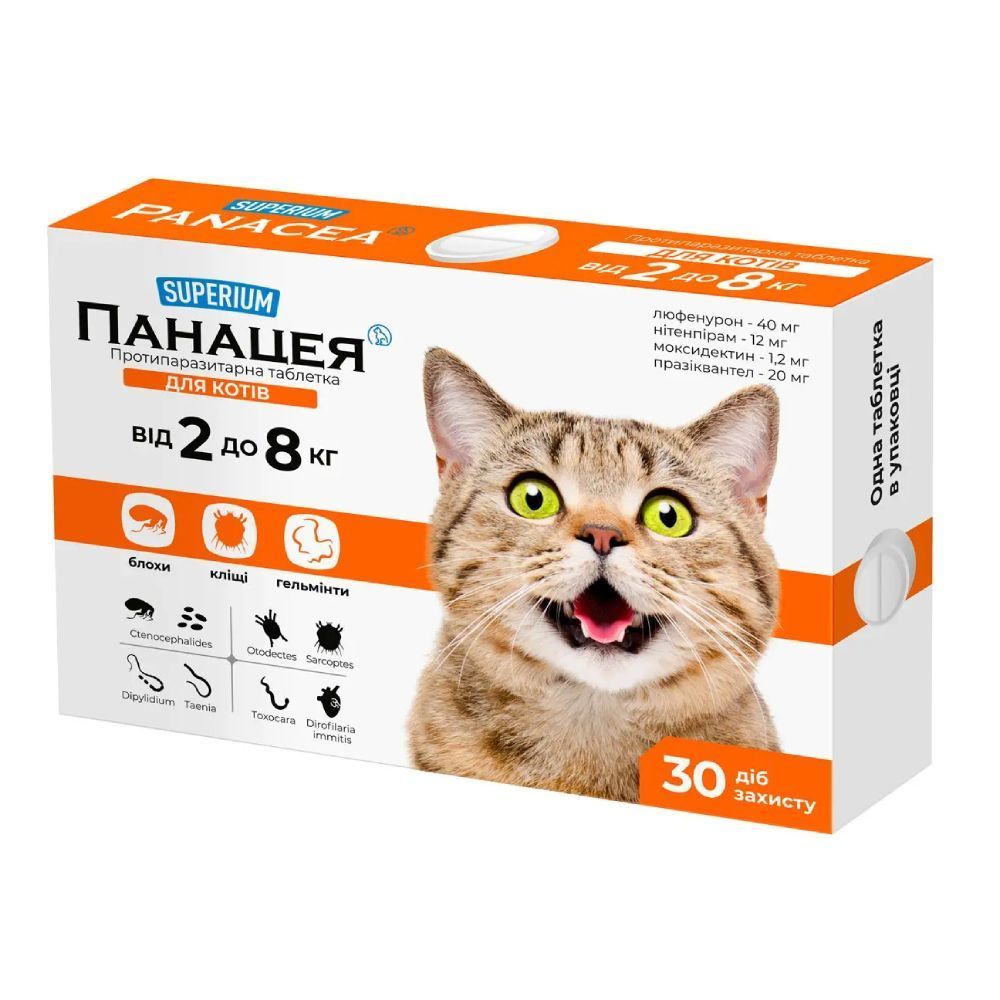 Панацея Препарат Superium для котів