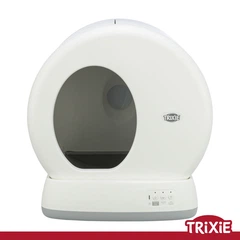 Туалет Trixie 40040 для кота "Self-Cleaning", що самоочищується, 53х55. 5х52см,білий (TX-40040) 4011905400402