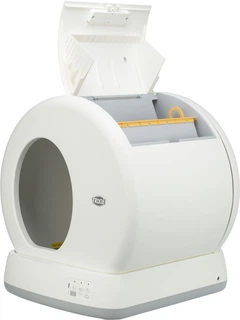 Туалет Trixie 40040 для кота "Self-Cleaning", що самоочищується, 53х55. 5х52см,білий (TX-40040) 4011905400402