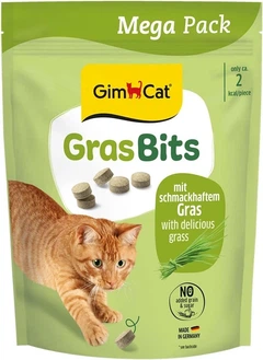GimCat Препарат Ласощі GrasBits травою для котів