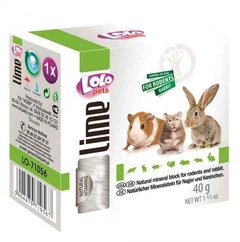 Мінеральний камінь для гризунів Lolo Pets кальцій 40 г LO-71056
