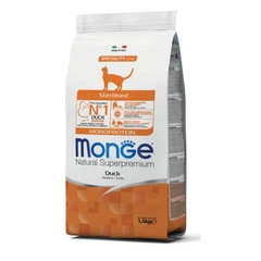 Monge Monoprotein Sterilised Cat Duck – Сухий монопротеїновий корм з качкою для стерилізованих котів і кішок