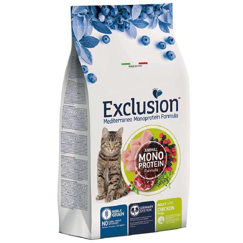 Exclusion Корм з куркою для дорослих котів