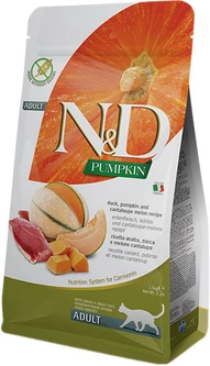Сухий беззерновий корм для дорослих кішок Farmina N&D Pumpkin Duck & Cantaloupe Melon з качкою та гарбузом 1.5 кг (8010276035400)