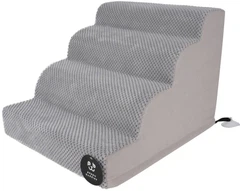 Сходинки для собак Peppy Buddies Soft Round Dog Stair OneSize Grey 42 x 36 x 50 см (6972718667315)