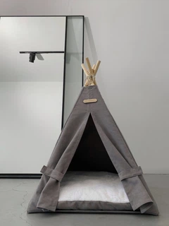 Вігвам DEVASDITY для котиків та собак 55x55x80 см Сірий
