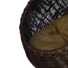 Крісло-кокон для собак Home Rest Bangland 57х50х50 см - коричневий