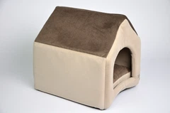 Без бренда Хатка 304052 Zoobaza Бежевий коричневий 38х48х43 см