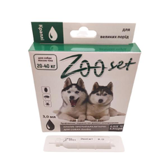 Zooset Препарат Від бліх кліщів для собак