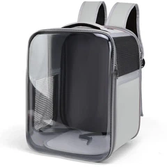 Рюкзак-перенесення для котів та собак 40x30x28 CosmoPet CP-32 Gray
