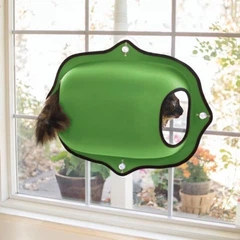 K&H Pet Products Спальне місце будинок K&H Ez Mount Window Pod на вікно, для котів, зелений, 69×20×51 см