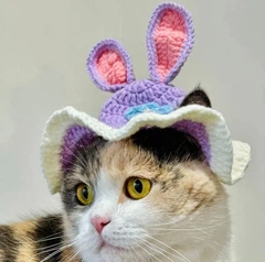 Xtep Шапка для котів та собак "Bunny" Purple Size S