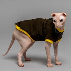 Кофта Style Pets Classic khaki для котів, розмір XL-