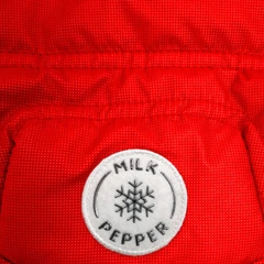 Пуховик зимовий для собак з капішоном Milk&Pepper Soren Red червоний, Розмір 41L