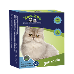 Zoo Zoo Добавка ласощі морськими водоростями для котів