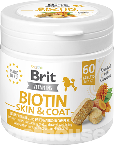 Brit Добавка Biotin Skin Coat для собак