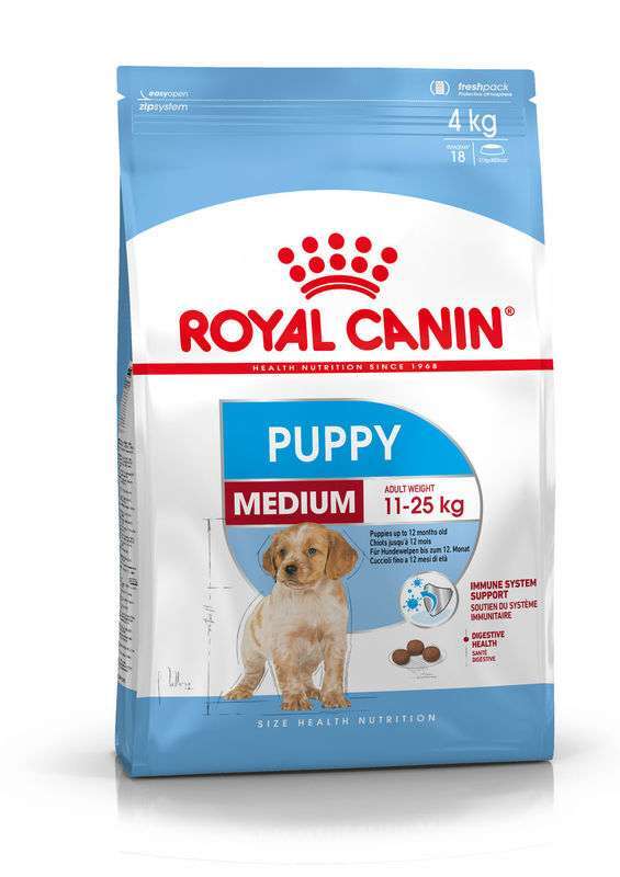 Royal Canin Medium Puppy - Сухой корм с мясом птицы для щенков собак средних пород (10 кг)