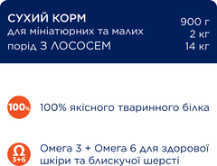 Club 4 Paws Корм з курка риба лосось для дорослих собак мініатюрних порід