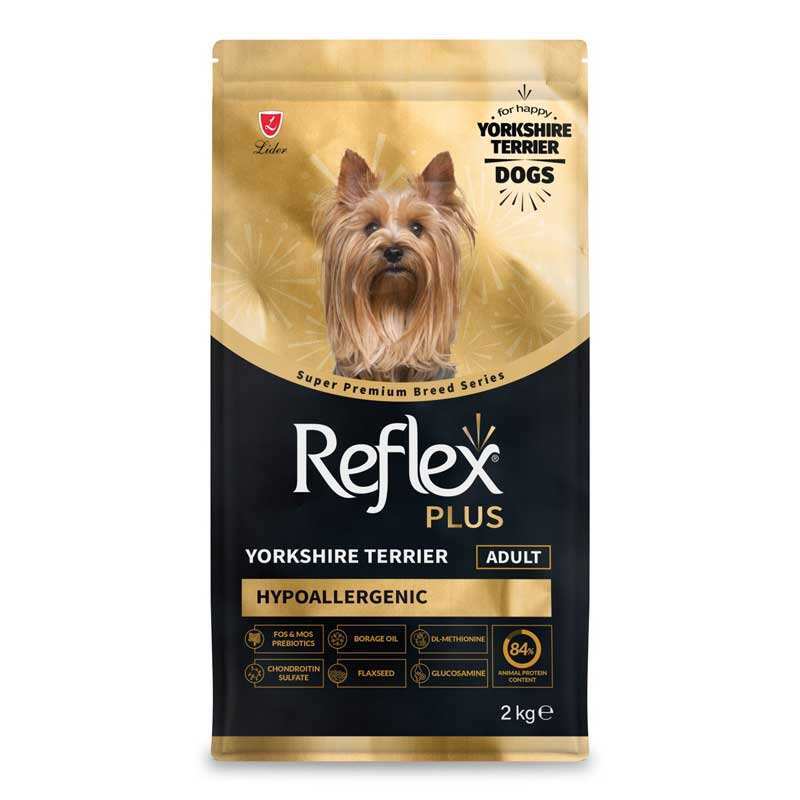 Reflex Plus Yorkshire Terrier Hypoallergenic Adult - Сухой корм с курицей для взрослых собак породы йоркширский терьер (2 кг)