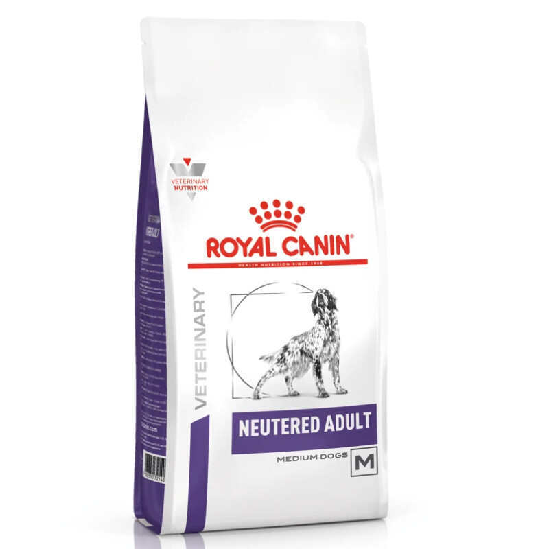 Royal Canin Neutered Adult Medium Dog - Ветеринарная диета для стерилизованных собак средних пород, склонных к набору лишнего веса (9 кг)