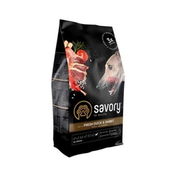 Savory Fresh Duck &amp;amp; Rabbit Adult All Breeds - Сухой корм из свежей утки и кролика для взрослых собак всех пород (1 кг)