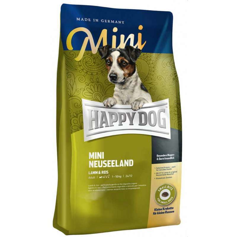 Happy Dog (Хеппи Дог) Mini Neuseeland - Сухой корм с ягнёнком для собак мелких пород (1 кг)