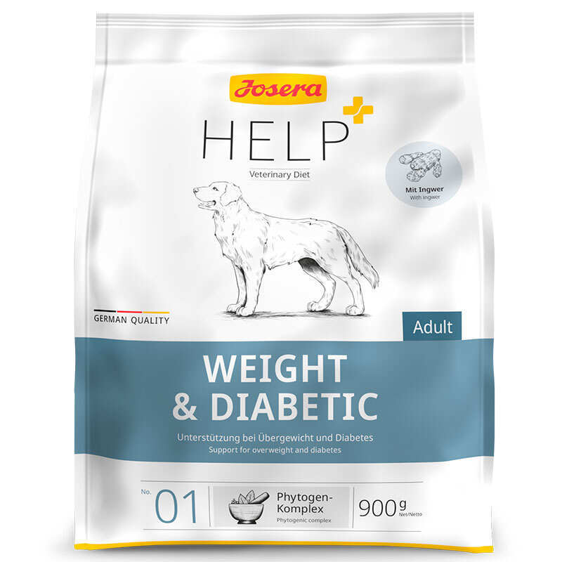 Josera Help Dog Weight &amp;amp; Diabetic - Ветеринарная диета с домашней птицей для регулировки и уменьшения веса (10 кг)