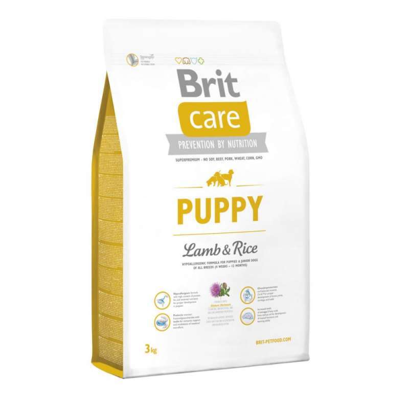 Brit Care Puppy Lamb &amp;amp; Rice - Сухой корм для щенков всех пород с ягненком и рисом (1 кг)
