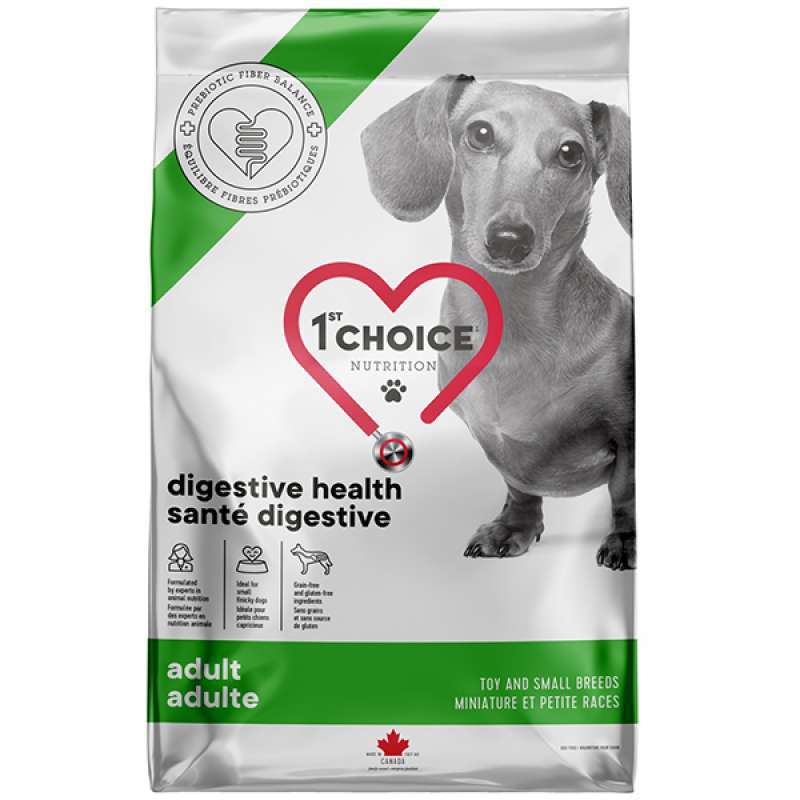 1st Choice (Фест Чойс) Adult Digestive Health Toy and Small - Сухой корм с курицей и бататом для взрослых собак малых пород с проблемами пищеварения (340 г)