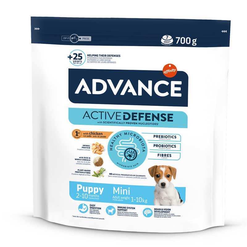 Advance (Эдванс) Dog Mini Puppy Chicken&amp;amp;Rice - Сухой корм с мясом курицы и рисом для щенков малых пород (7 кг)