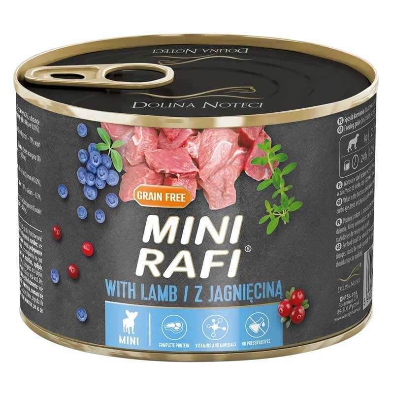 Rafi Корм з м'ясо та м'ясні субпродукти ягня для дорослих собак мініатюрних порід