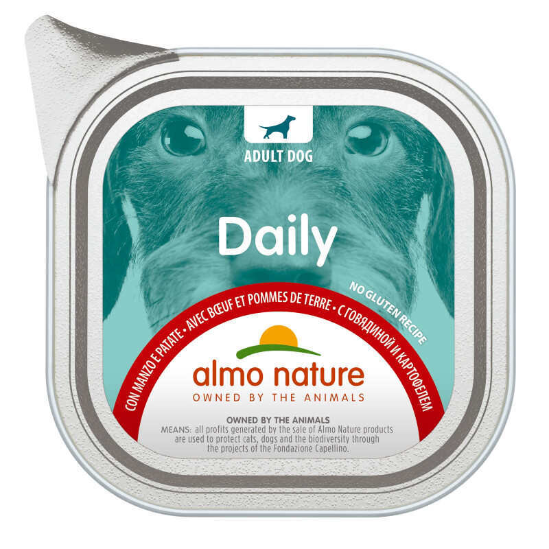 Almo Nature Корм з м'ясо та м'ясні субпродукти яловичина для дорослих собак