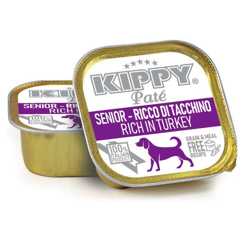 Kippy Паштет з м'ясо та м'ясні субпродукти індичка для літніх собак