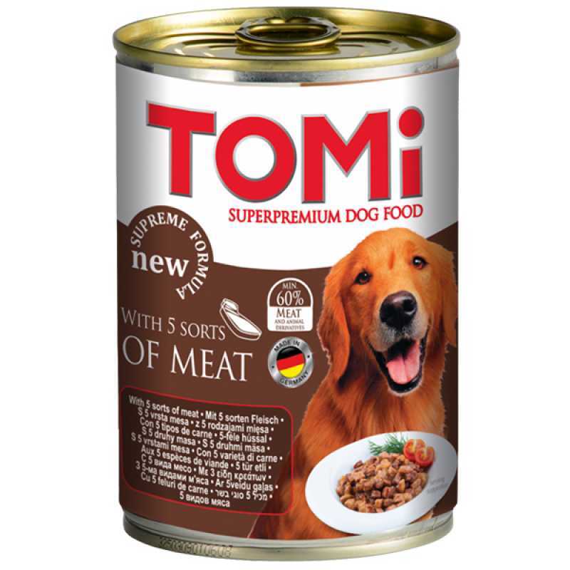 TOMi Корм з м'ясо та м'ясні субпродукти для собак