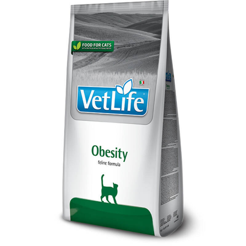 Farmina VetLife Obesity – Сухой корм-диета с мясом птицы для котов и кошек при ожирении и избыточном весе (2 кг)