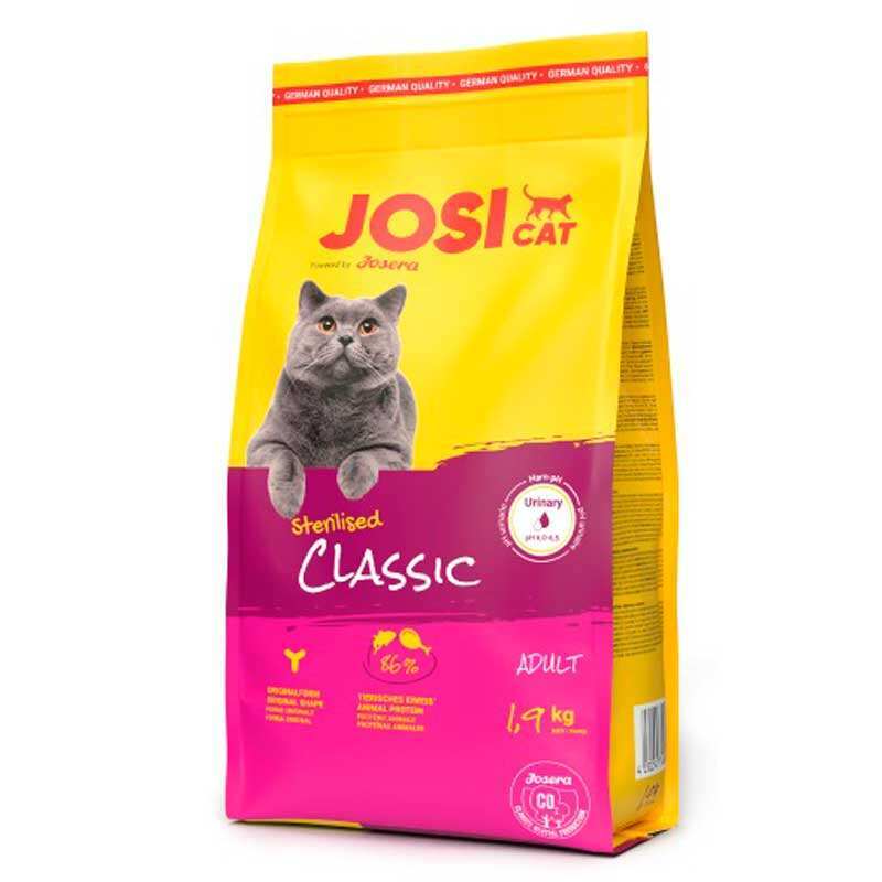 JosiCat by Josera Sterilised Classic - Сухой корм с нежным мясом домашней птицы для стерилизованных котов (10 кг)