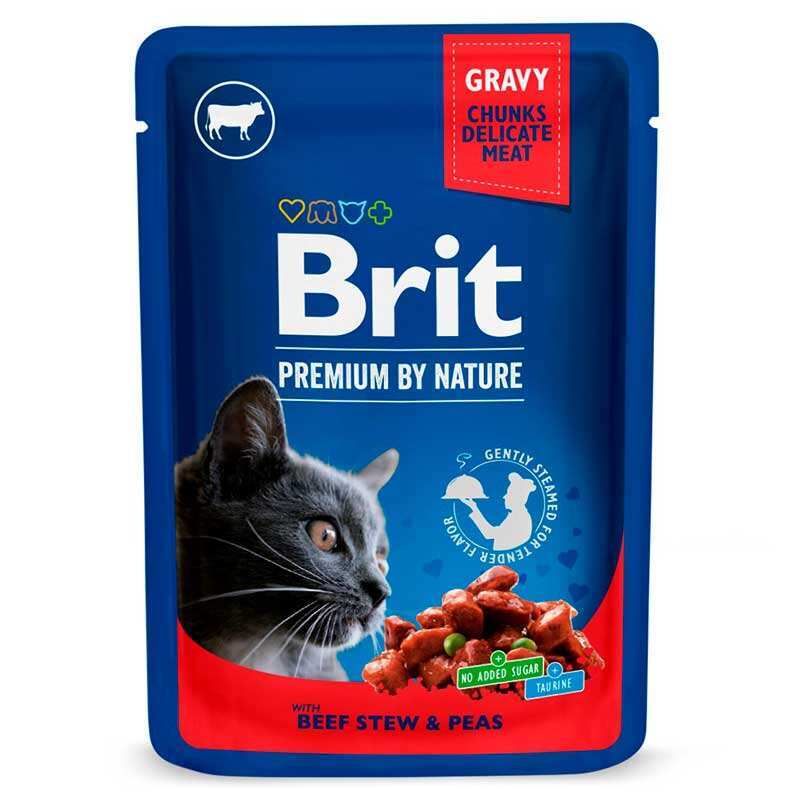 Brit Premium Корм з м'ясо та м'ясні субпродукти для котів