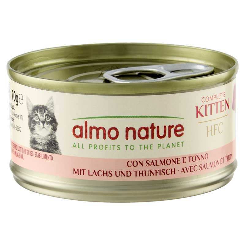 Almo Nature Корм з лосось тунець для кошенят