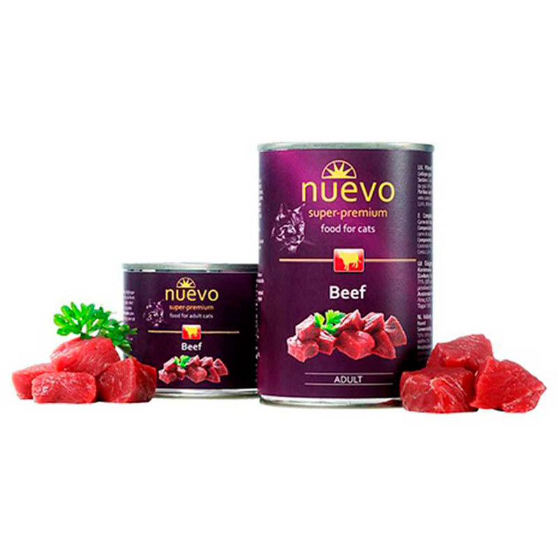 Nuevo Корм з яловичиною для дорослих котів