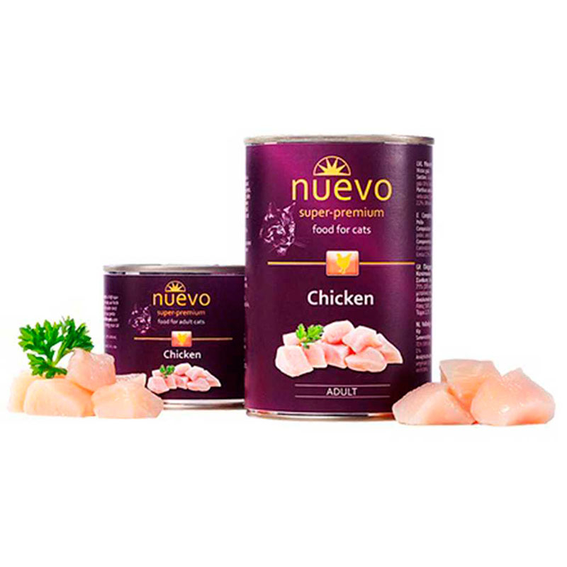 Nuevo Корм з куркою для дорослих котів