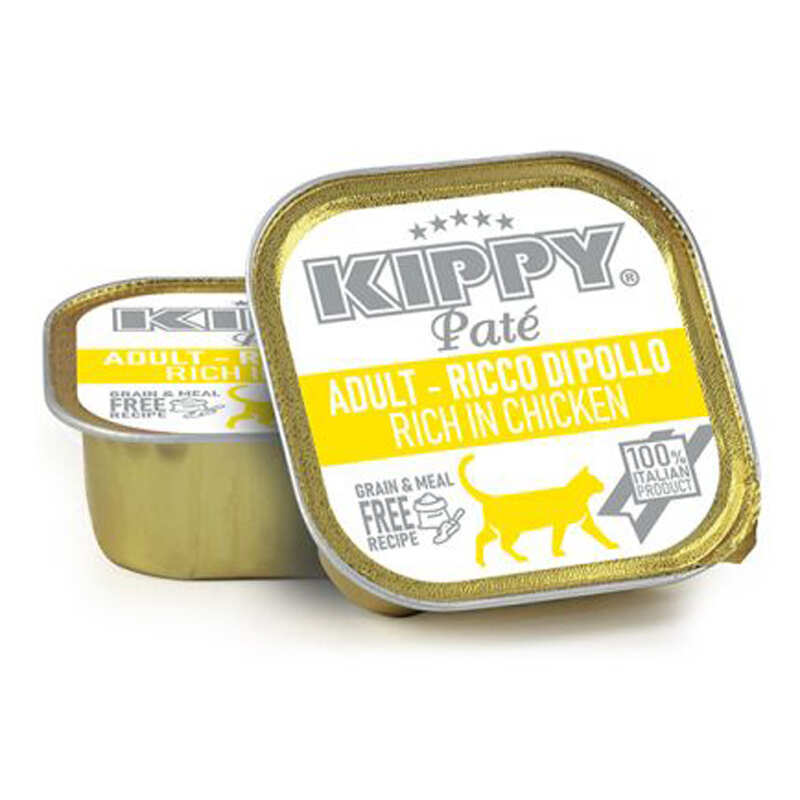 Kippy Паштет з курка м'ясо та м'ясні субпродукти для дорослих котів