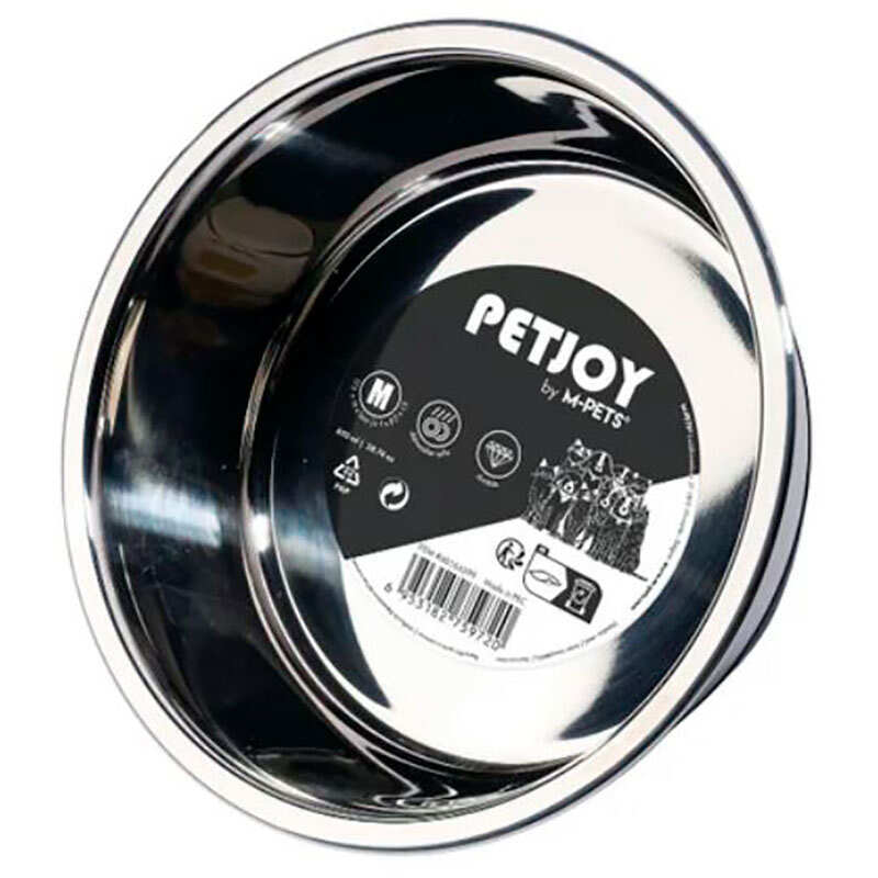M Pets M-Pets PETJOY CatFamily Stainless Bowl - Металлическая миска для котов (S (490 мл))