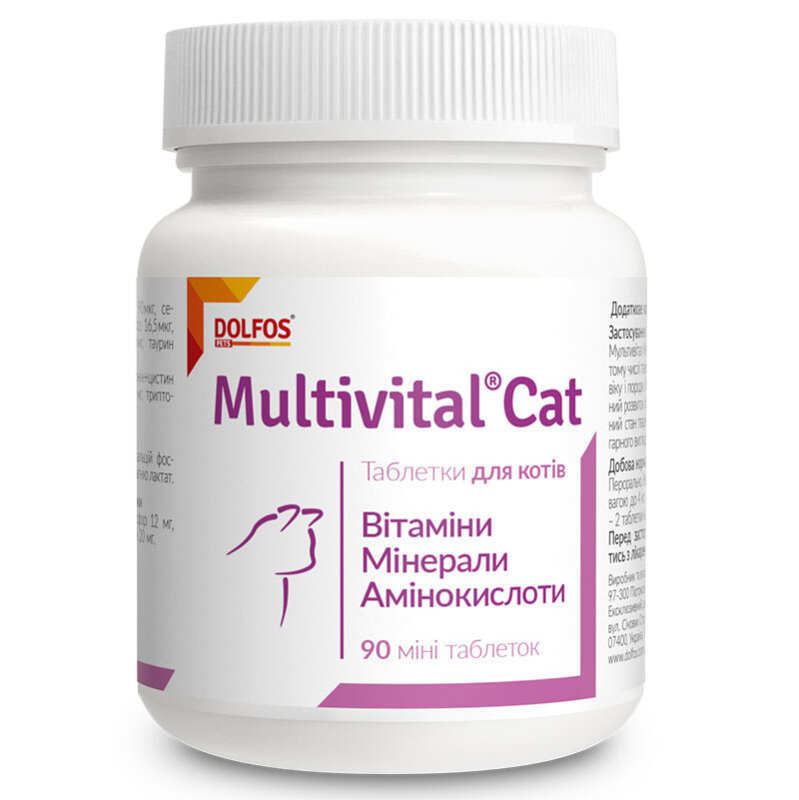 Dolfos (Дольфос) Multivital Cat - Витаминно-минеральный комплекс для кошек (100 г)